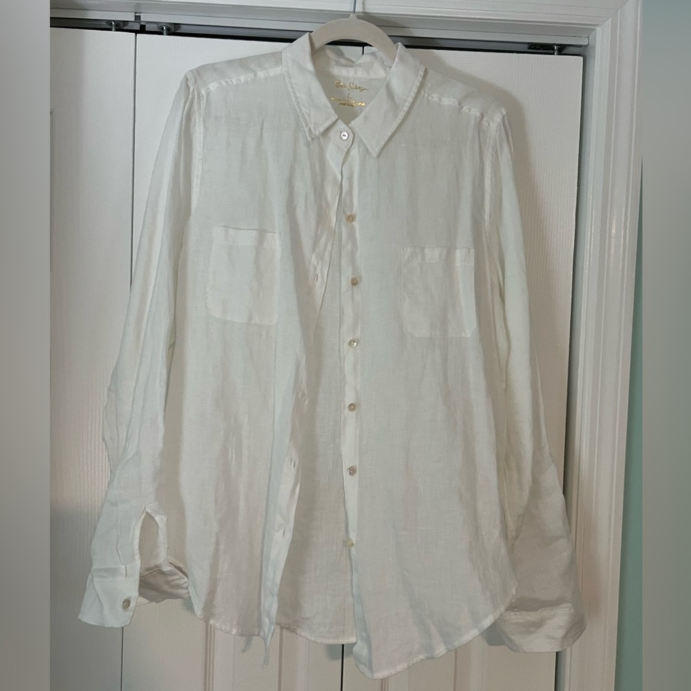 Lilly Pulitzer Button Up Top/Blouse